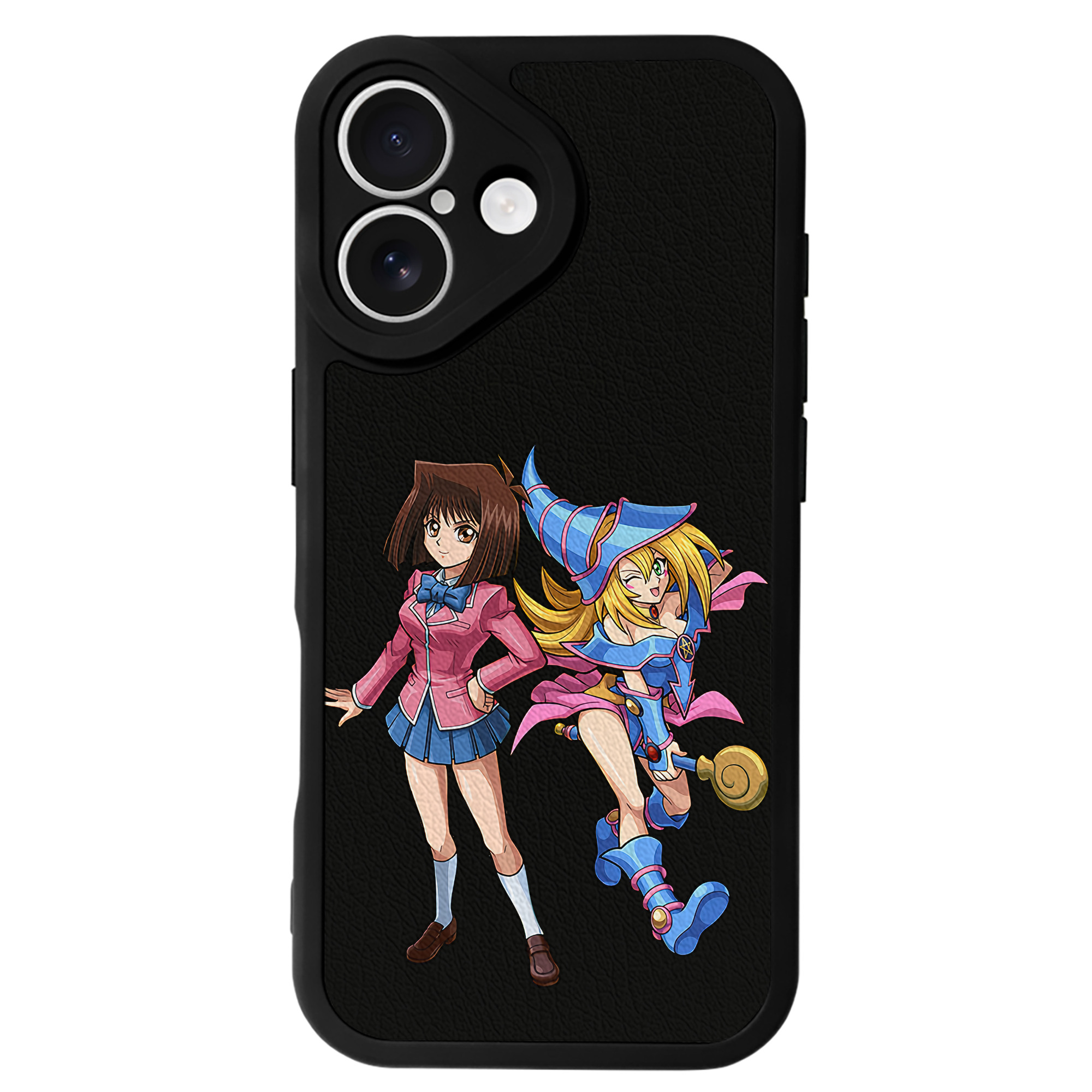 遊☆戯☆王 Yu-Gi-Oh! 【iPhone 16シリーズ対応】シリコンスマホケース（レザー調） 材質：シリコン
